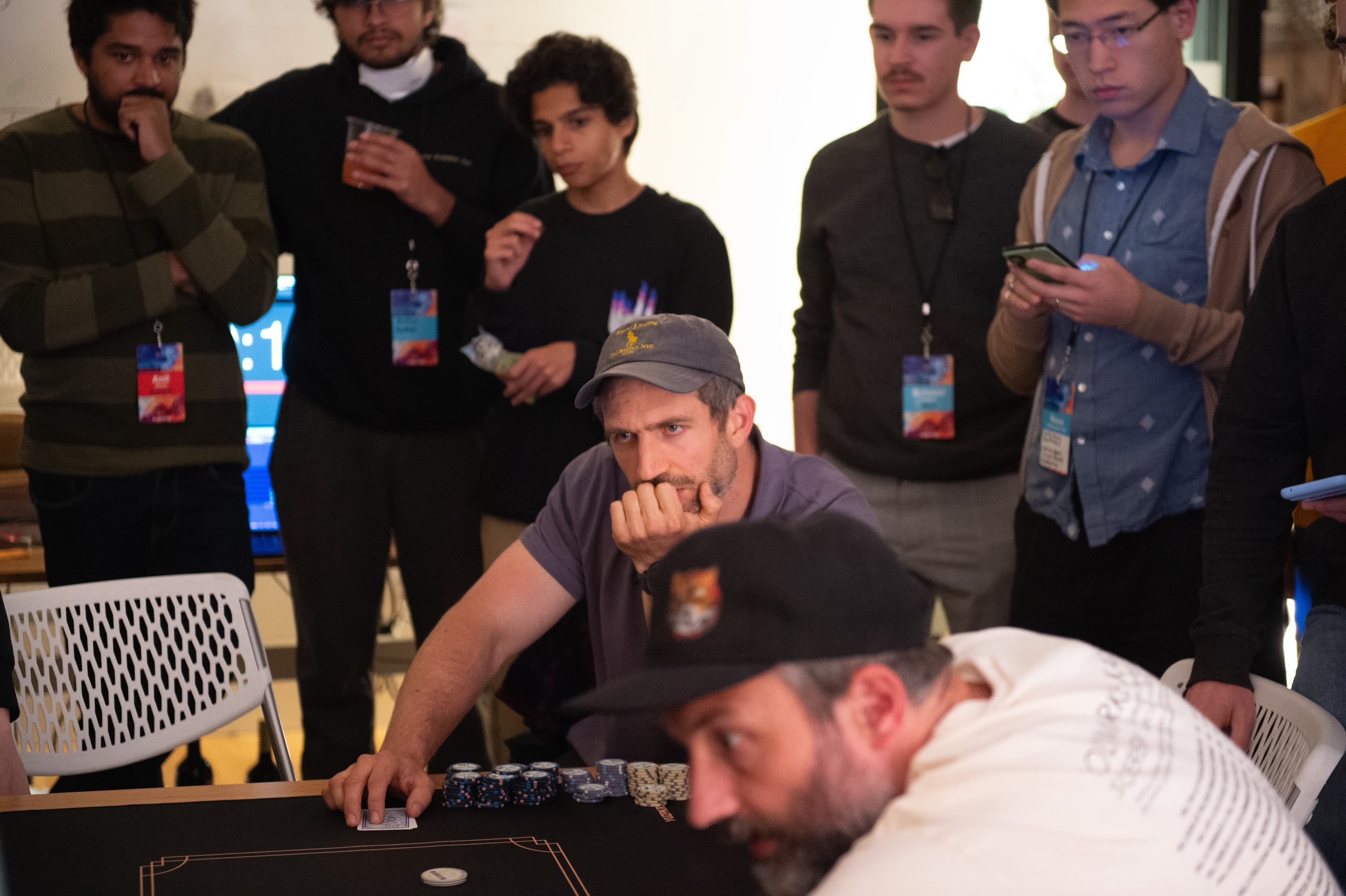 Max Chiswick playing poker